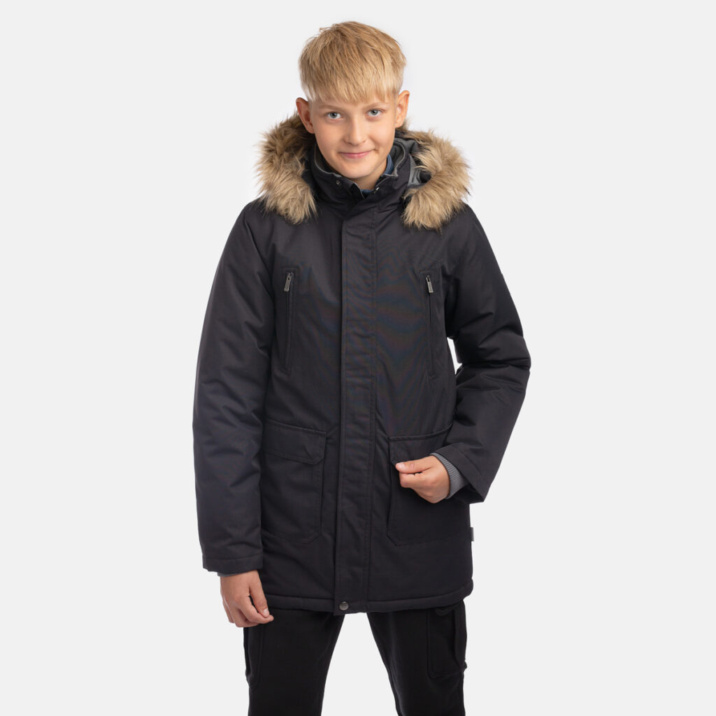 Zēnu  parka ROMAN 2, melns 50009, 152