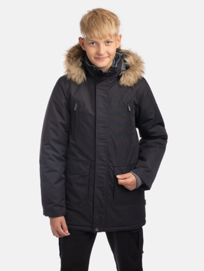 Zēnu  parka ROMAN 2, melns 50009, 152