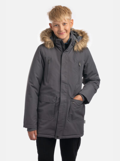 Zēnu  parka ROMAN 2, tumši pelēks 50018, 152