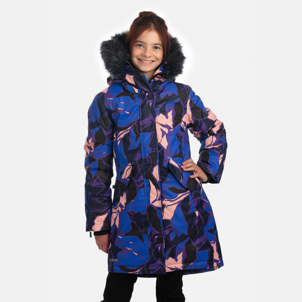 Meiteņu  parka VIVIAN 2, zils ar rakstu 54135, 158
