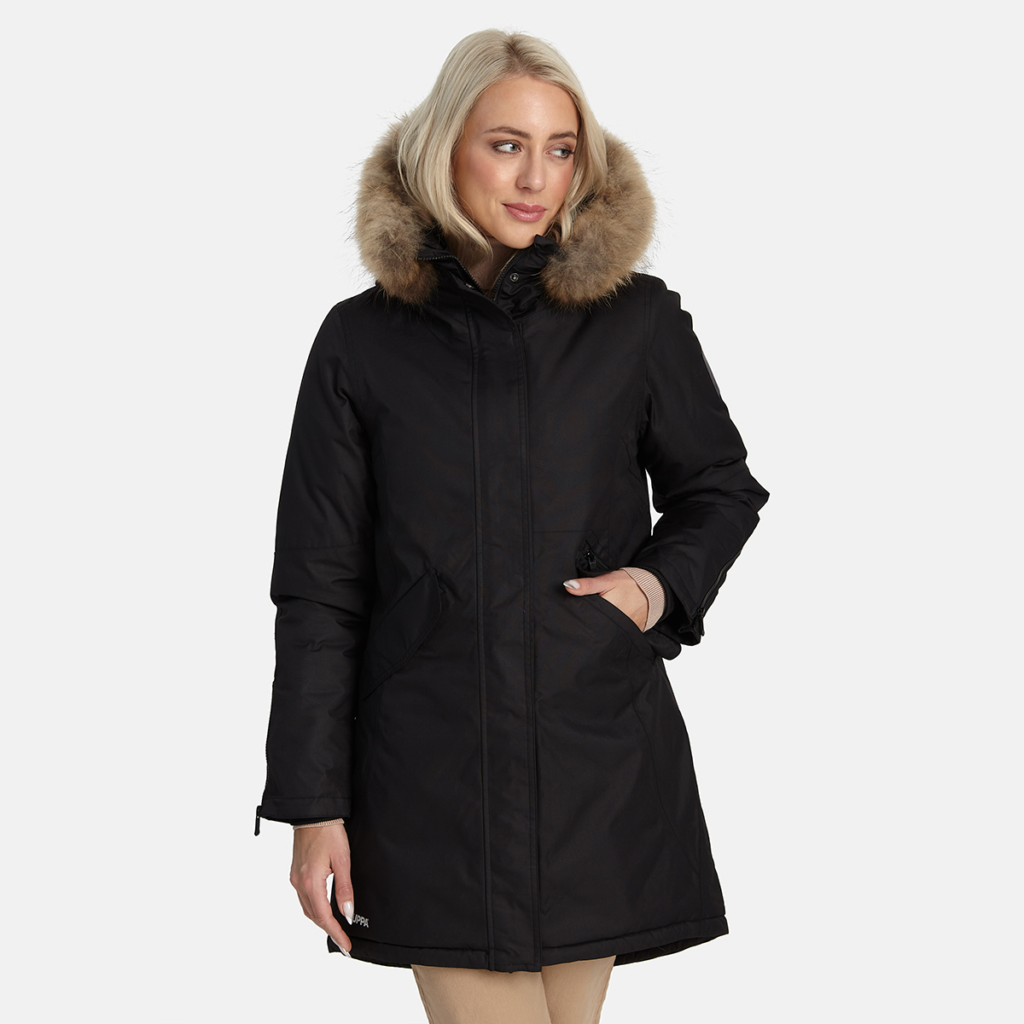 Sieviešu  parka VIVIAN 1, melns 50009, 3XL