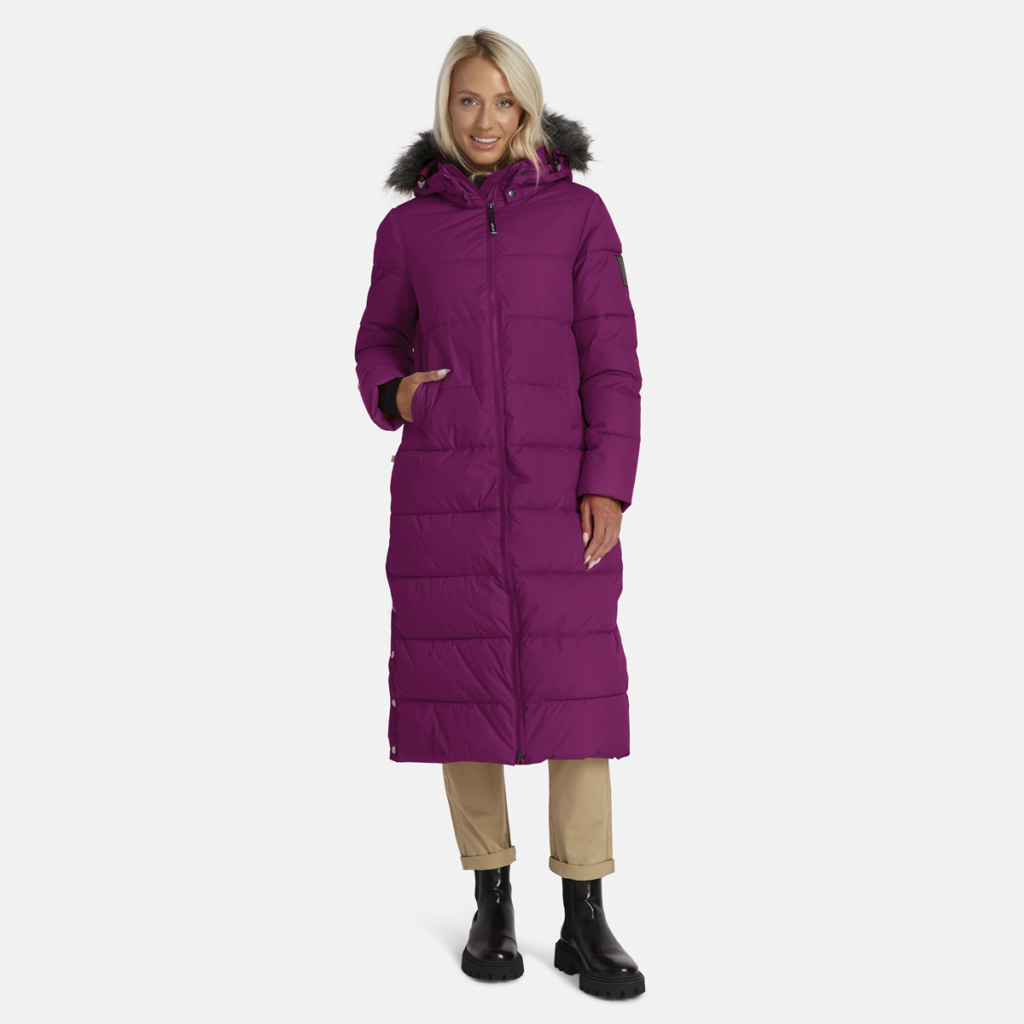 Sieviešu mētelis GUDRUN, bordo 80034, XXL