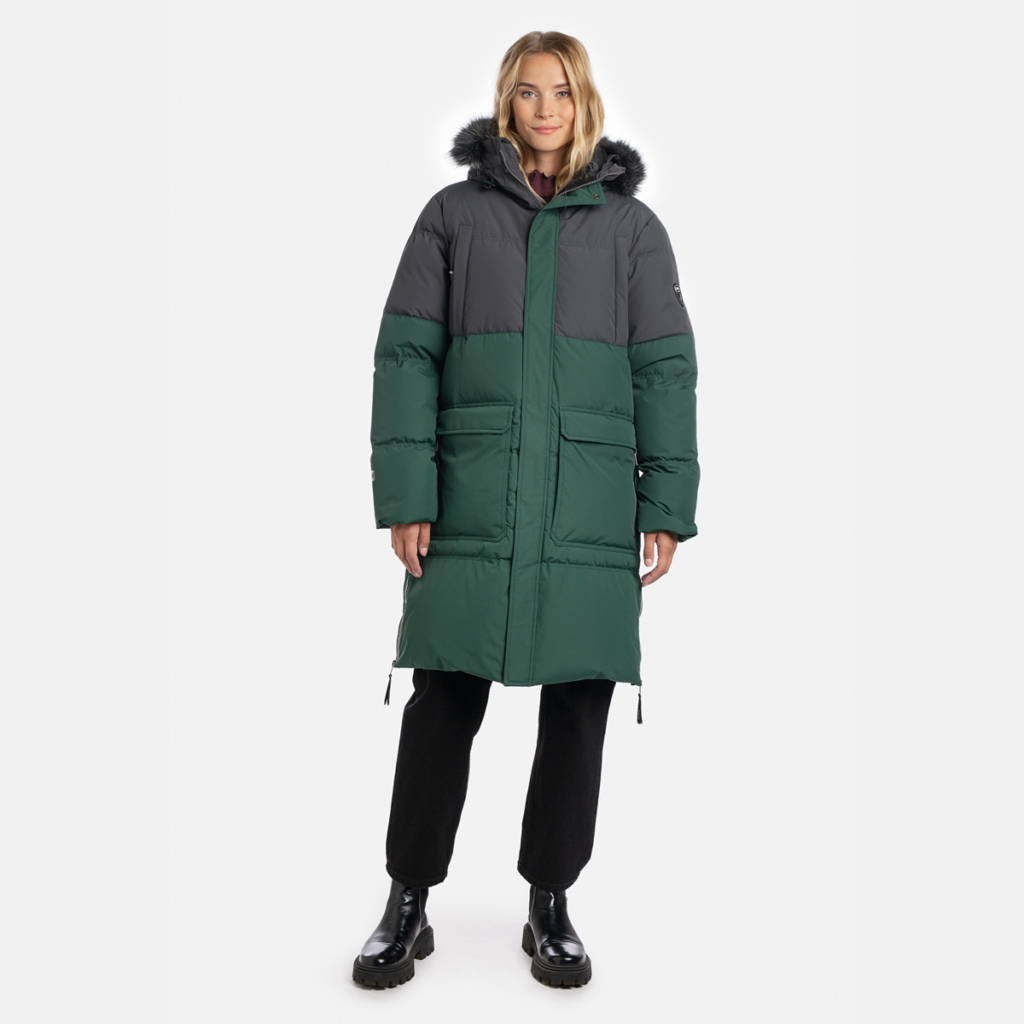 Unisex  parka ALASKA, meža zaļa/ tumši pelēka 00197, 3XL