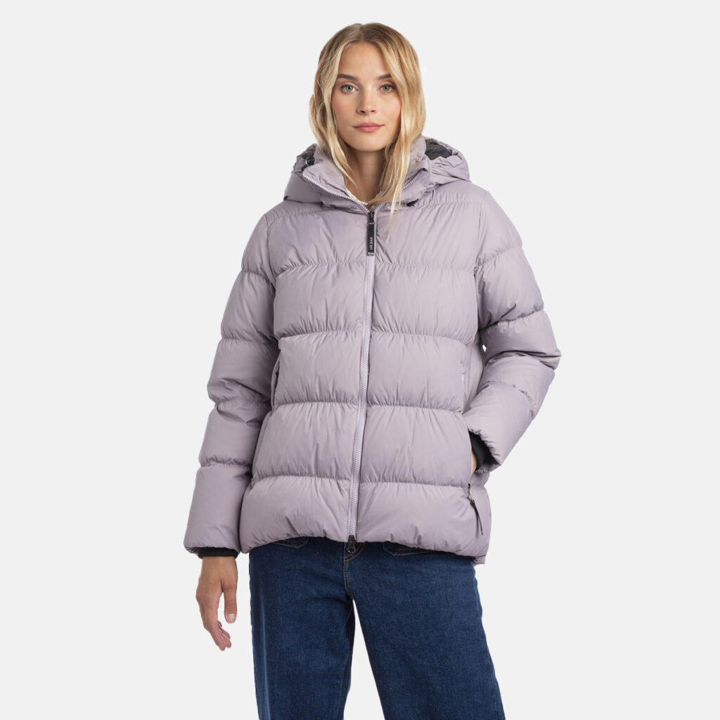 Sieviešu  dūnu vējjaka NADIIN, lavandas pelēks 40098, XL