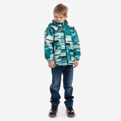 Petrol green (patterned)